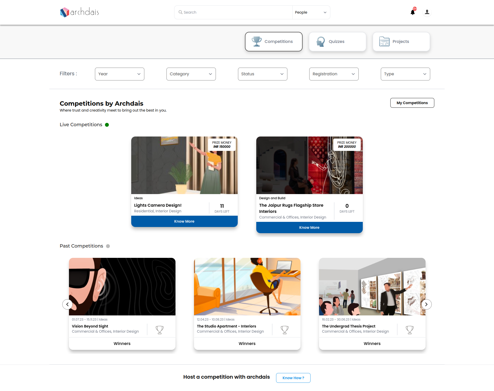 Archdais Competition Platform